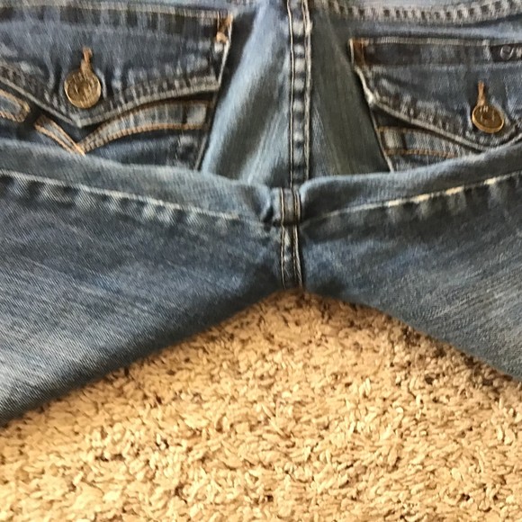 Women's Calvin Klein Jeans Size 8 Flap Back Pockets - Picture 3 of 10